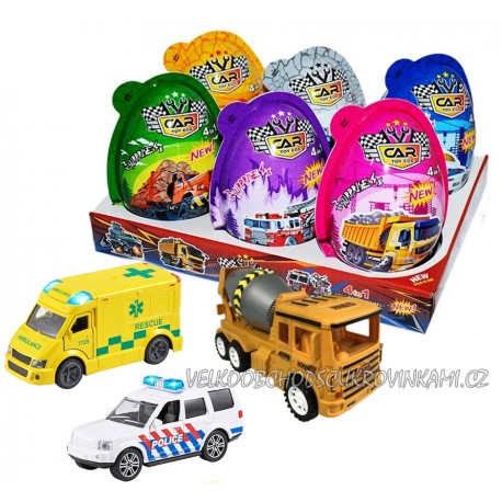 Plastic Egg XXL Cars NEW 4in1