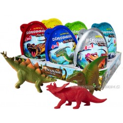 Plastic Egg XXL Dinosaur 4in1