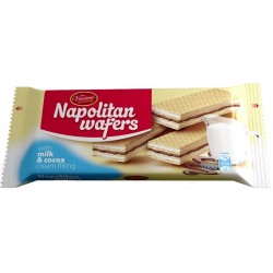 Napolitan Wafers with Milk & Cocoa Cream 160g