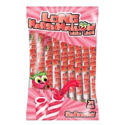 Long Marshmallow Strawberry with Jam 20g
