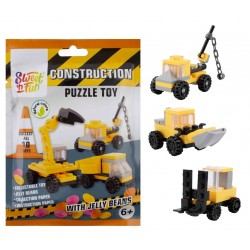 Construction Puzzle Toy + Jelly Beans