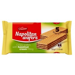 Napolitan Wafers Hazelnut Cream 32g