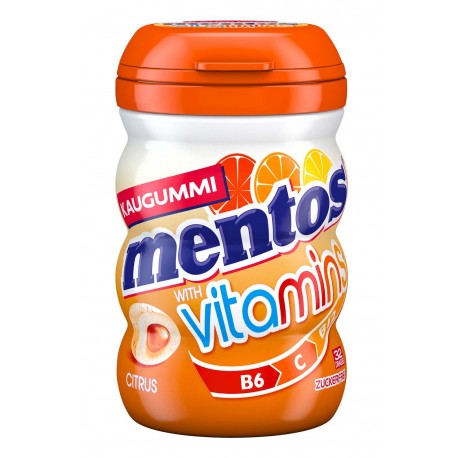 Mentos Gum Citrus Vitamins 60g