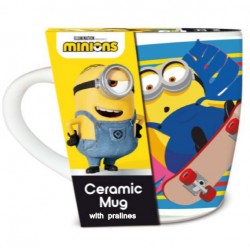 Minions Ceramic Mug with Pralines