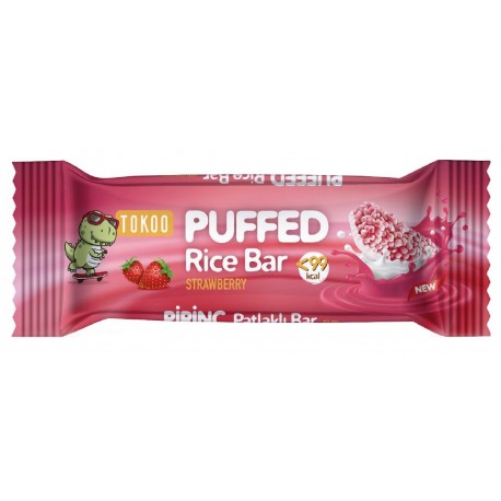 Puffed Rice Bar Strawberry 22.5g