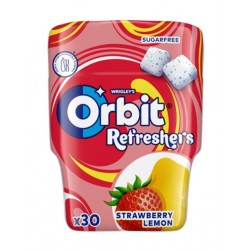  Orbit Refreshers Strawberry Lemon 67g