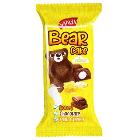  Bear Cake Cocoa Cake + Milk Cream 40g