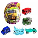 Plastic Egg Car Toy Candy