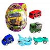 Plastic Egg Car Toy Candy