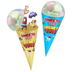 Sweeto Cornet Toys Surprise Marshmallow 18g