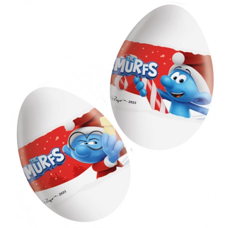 XMas Smurfs Chocolate Egg 20g