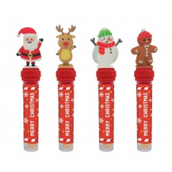 Xmas Stamp Tube + 2D Figurine