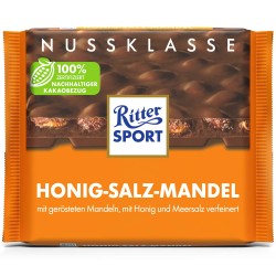 Ritter Sport Honey Salted Almonds 100g